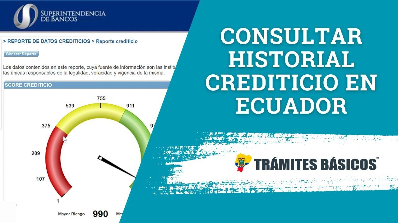 Puedes consultar historial crediticio Ecuador gratis y en línea.